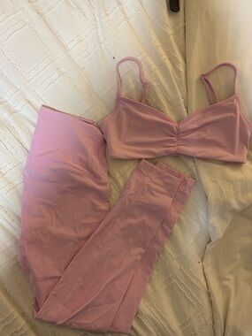 Pilates legging & sports bra set
